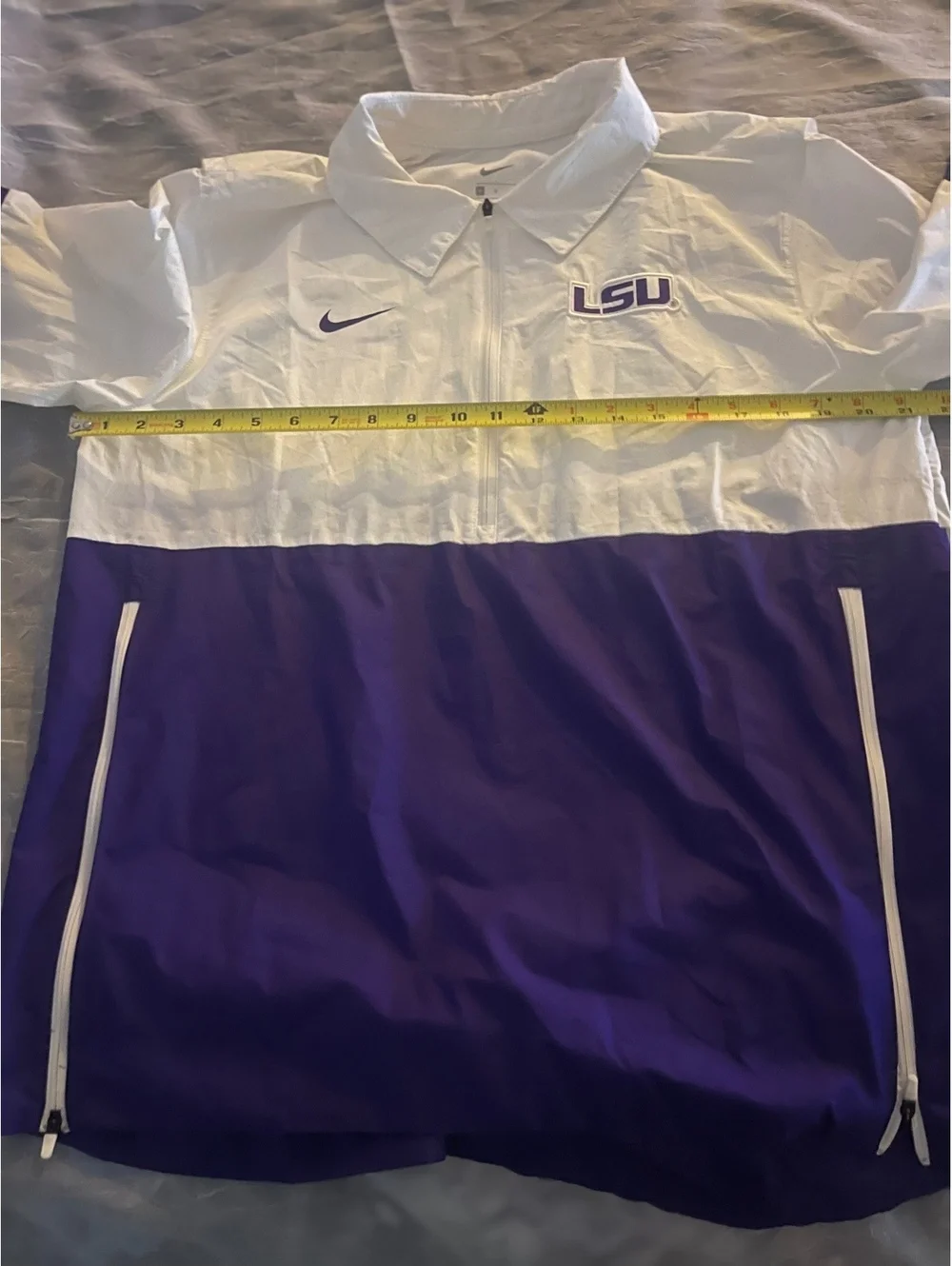 Nike LSU Tigers  Windbreaker Pullover Jacket Tech Fleece